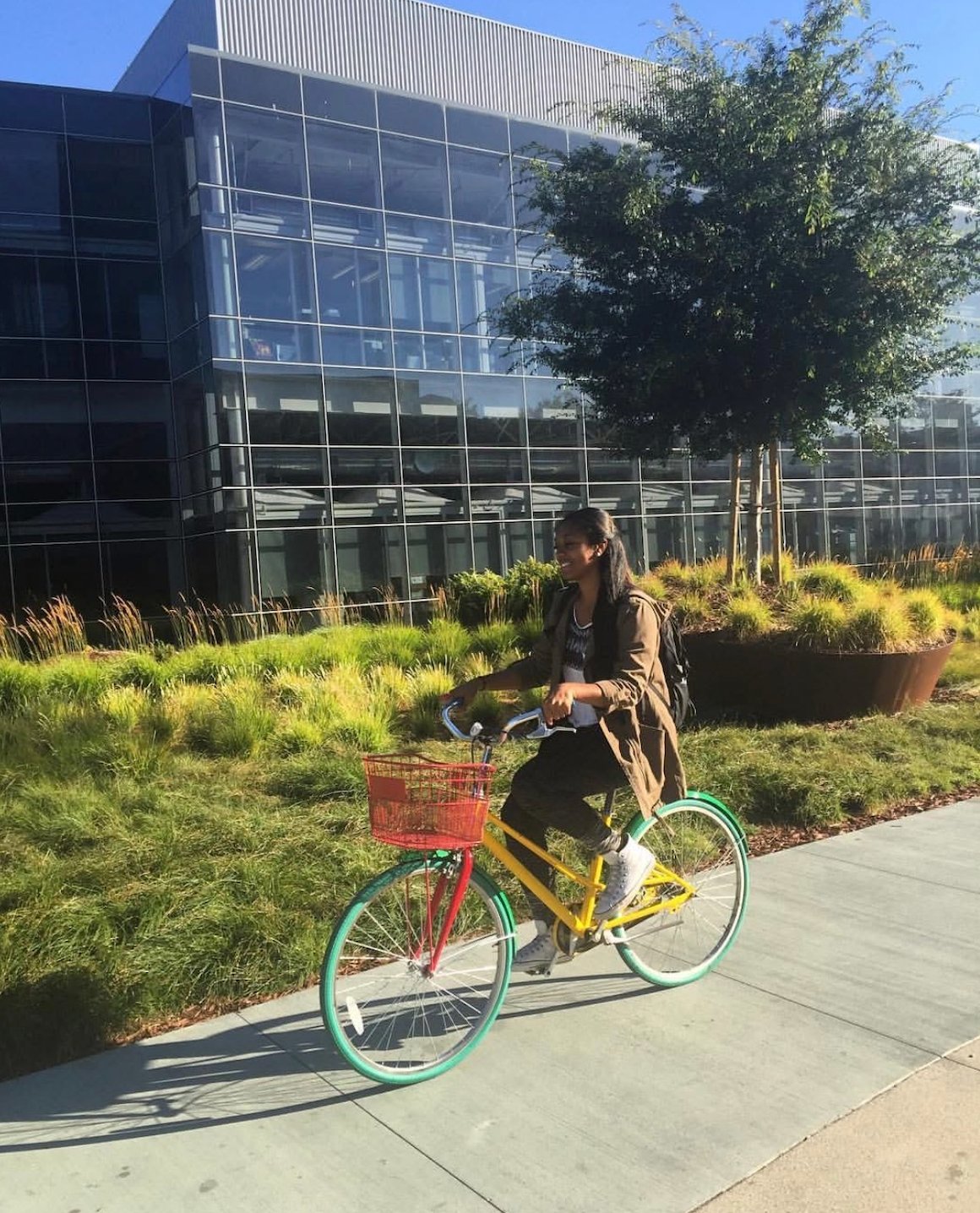 Monique at Google HQ, Mountain View