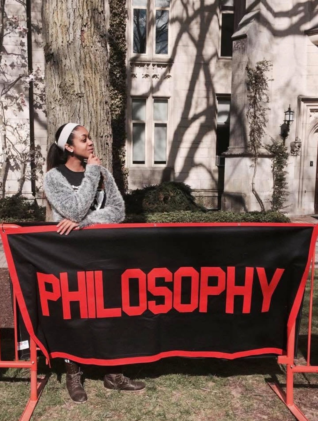 Monique at Princeton Philosophy banner